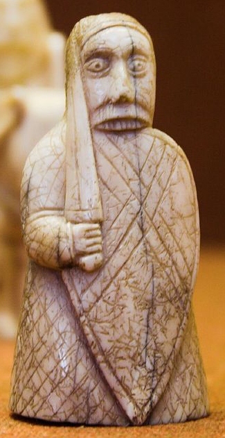 By Rob Roy - Flickr: Beserker, Lewis Chessmen, British Museum, CC BY 2.0, https://commons.wikimedia.org/w/index.php?curid=15864360